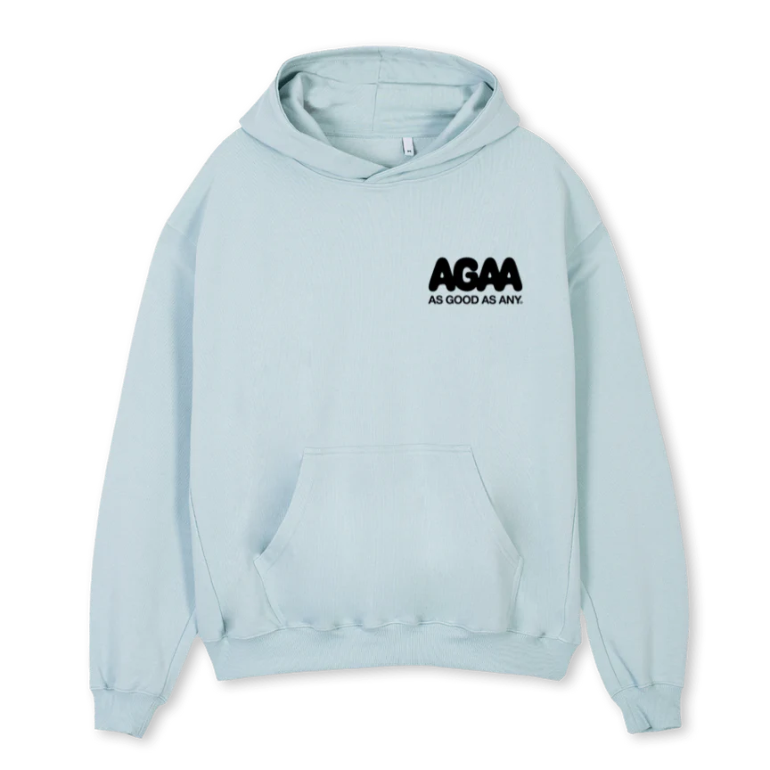 AGAABWBUBBLE_CB Cold Blue Oversized Hoodie