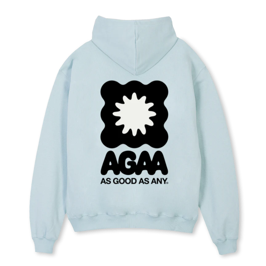 AGAABWBUBBLE_CB Cold Blue Oversized Hoodie - Image 2