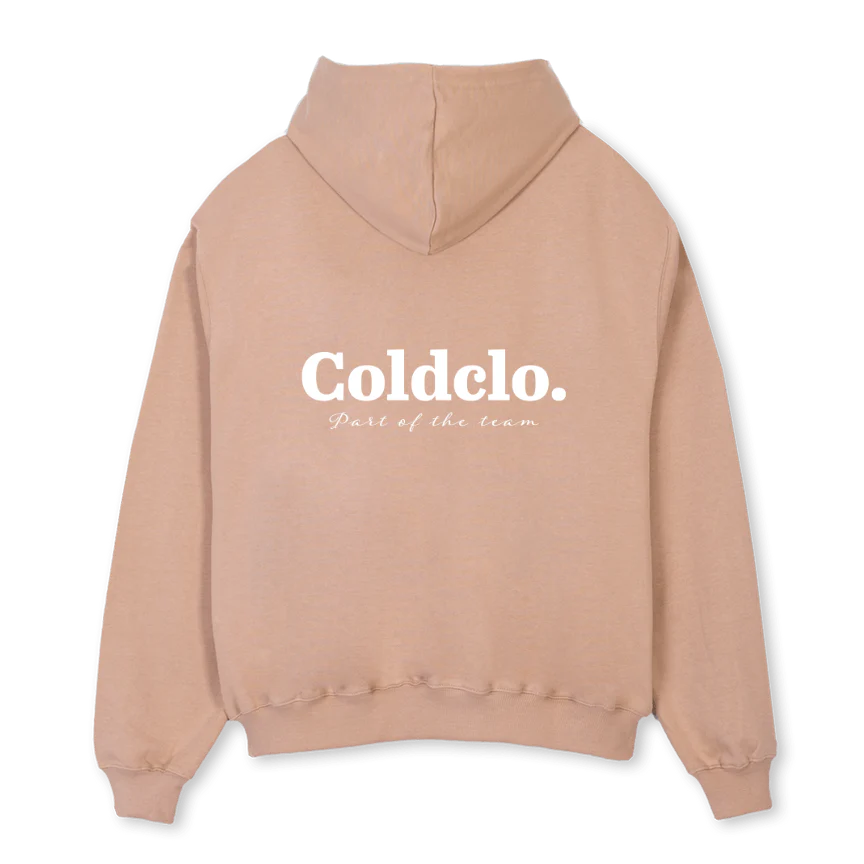 BEIGECORRECT Croissant Oversized Zipped Hoodie. - Image 2