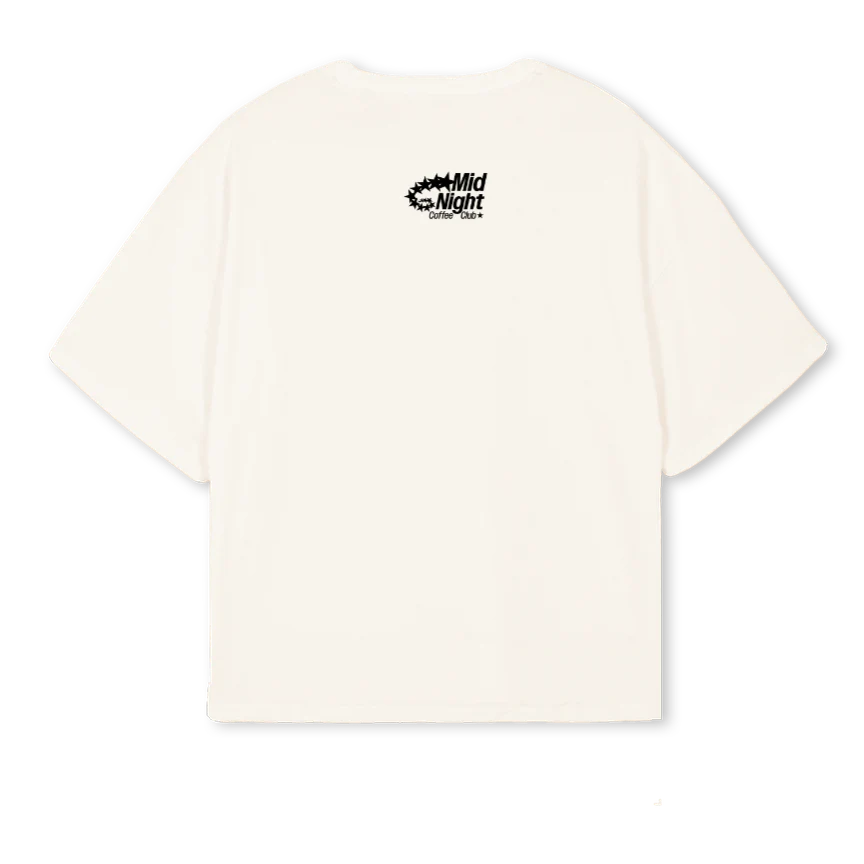 BEIGEWALK Vintage White Oversized Boxy Tee. - Image 2