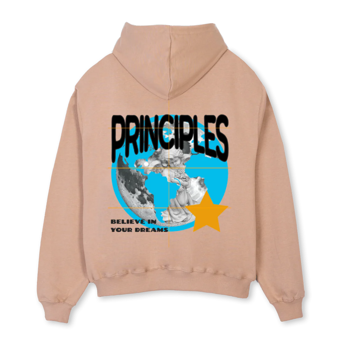 BELIEVE IN Croissant Oversized Hoodie. - Image 2