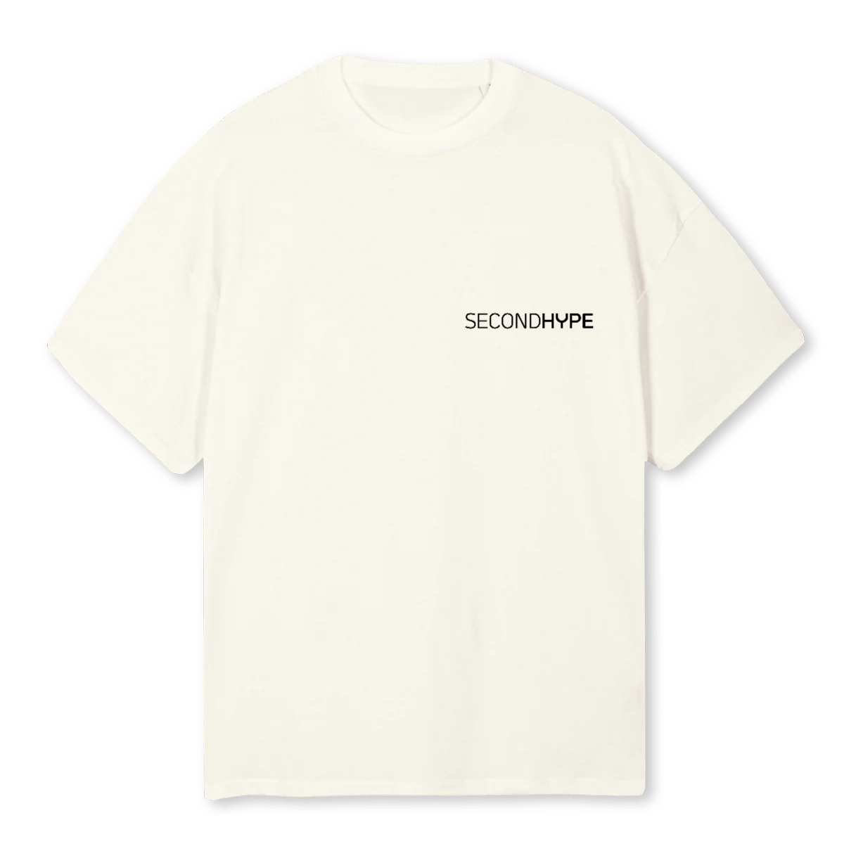 BELIEVE IN THE HYPE  Cream Oversized Tee.