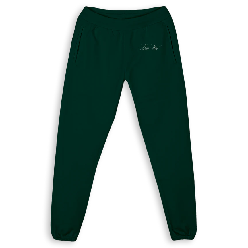 BELLAVIT Wild Green Relaxed Sweatpants.
