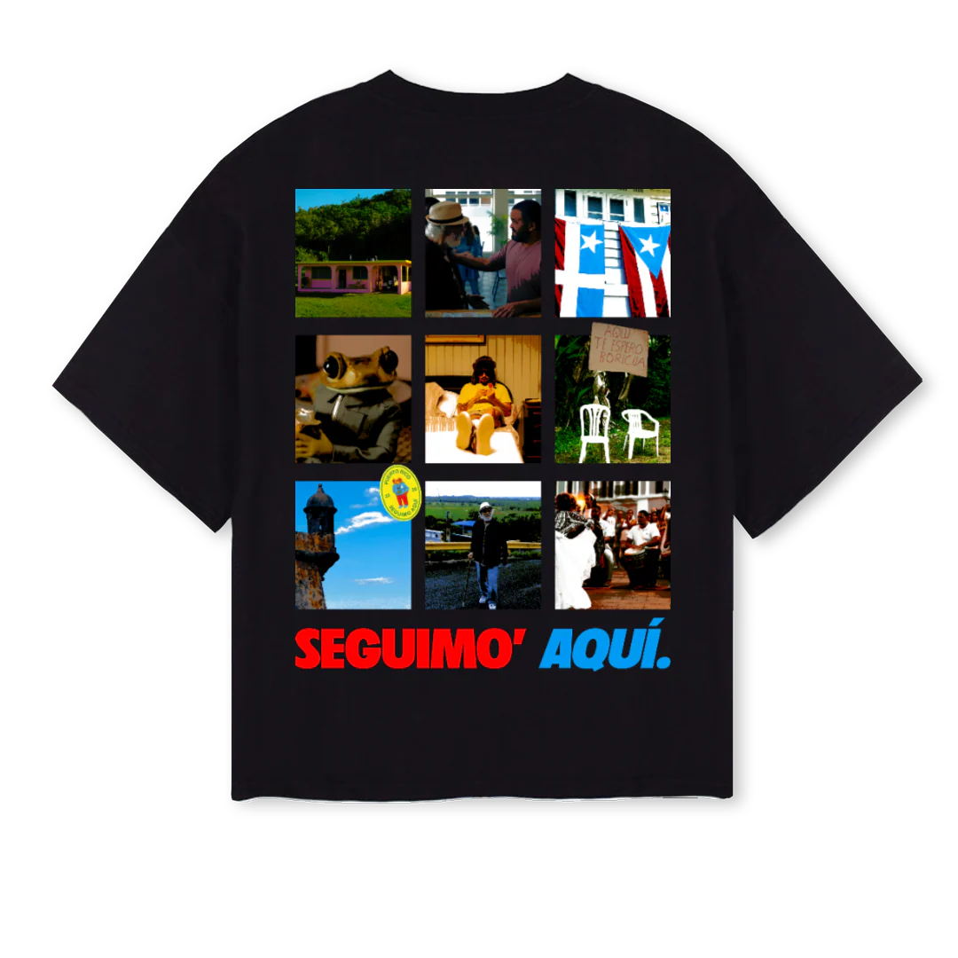 BENI Black Oversized Boxy Tee. - Image 2