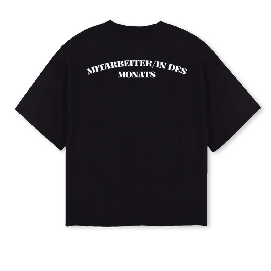 BERGMANNMDM Black Oversized Boxy Tee. - Image 2
