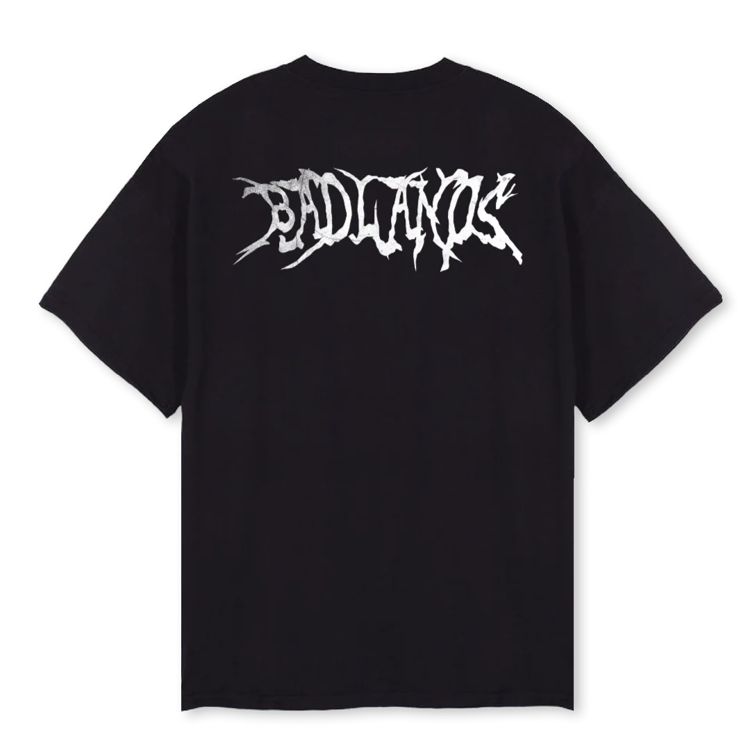 BEWAREOFDOGBADLANDS Black Oversized Tee. - Image 2