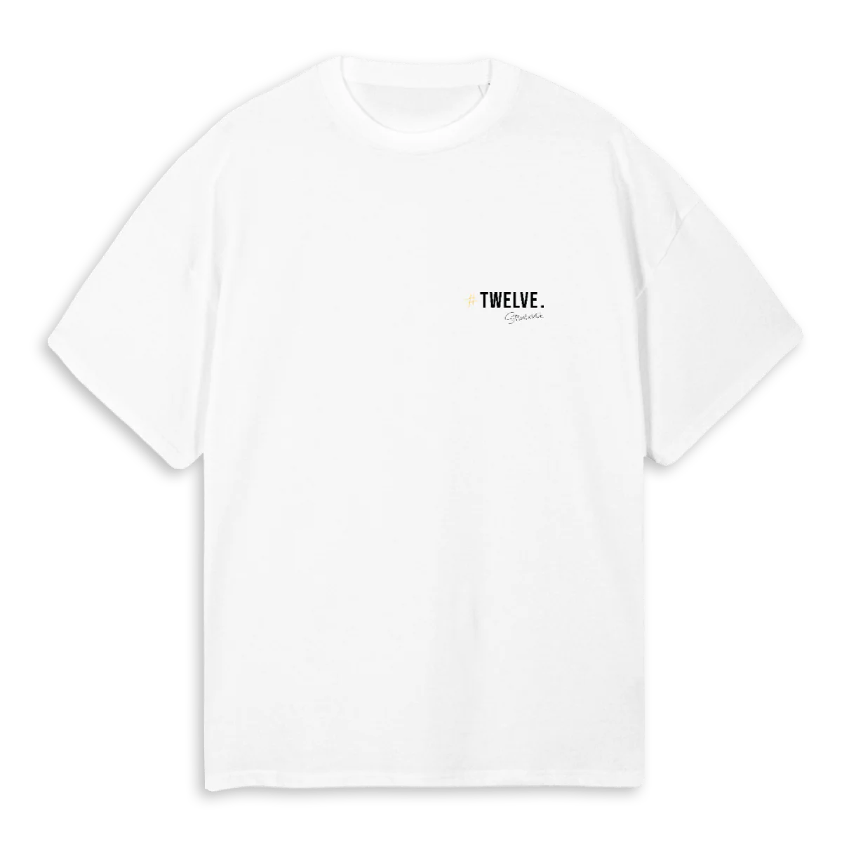 BIANCONERIONE White Oversized Tee.