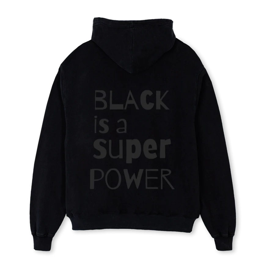 BIASPVOLONEHOODIE Black Oversized Hoodie. - Image 2
