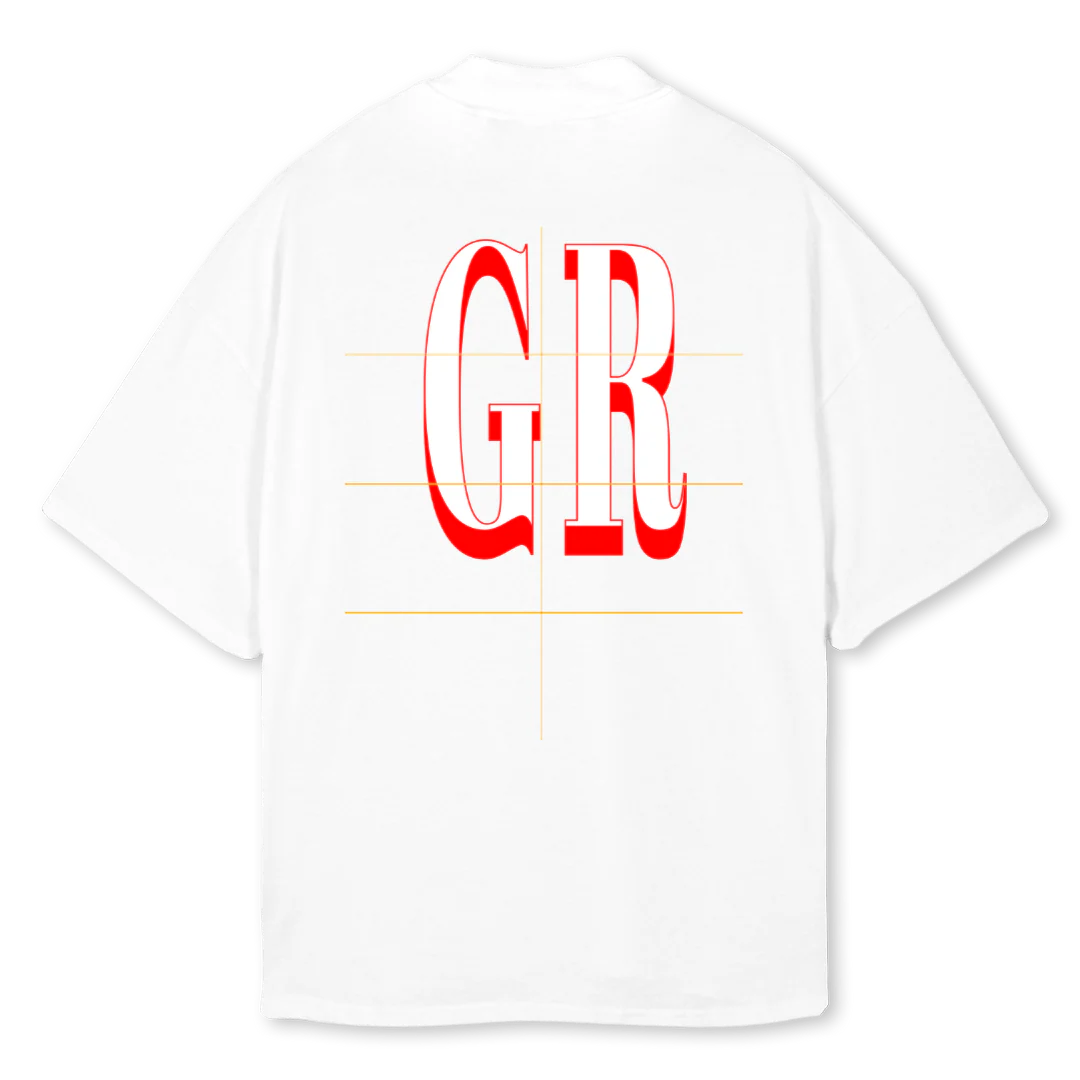 BIG GERVASE ROPA White Oversized Mock Neck Tee. - Image 2