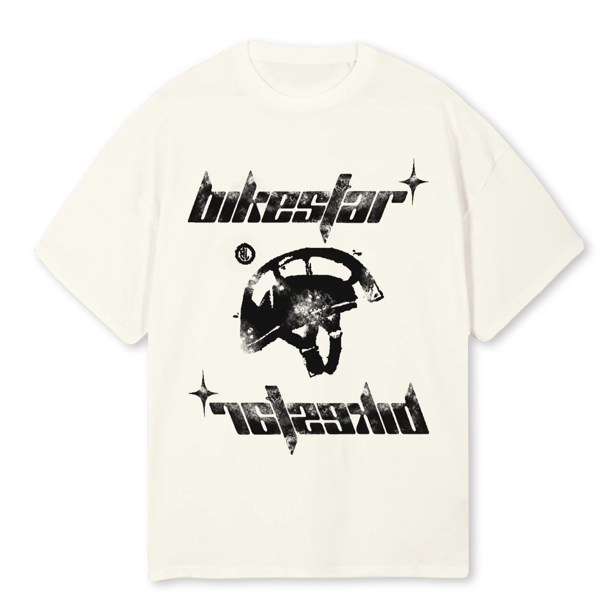 BIKESTAR Cream Oversized Tee.