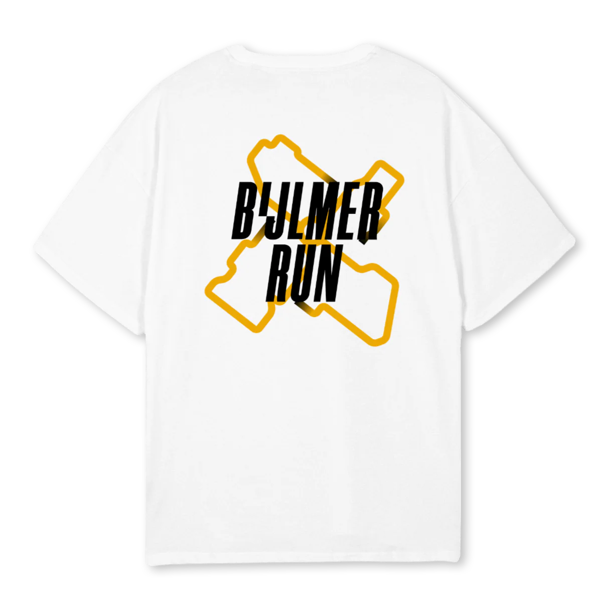 BIMSR_2 White Oversized Tee. - Image 2