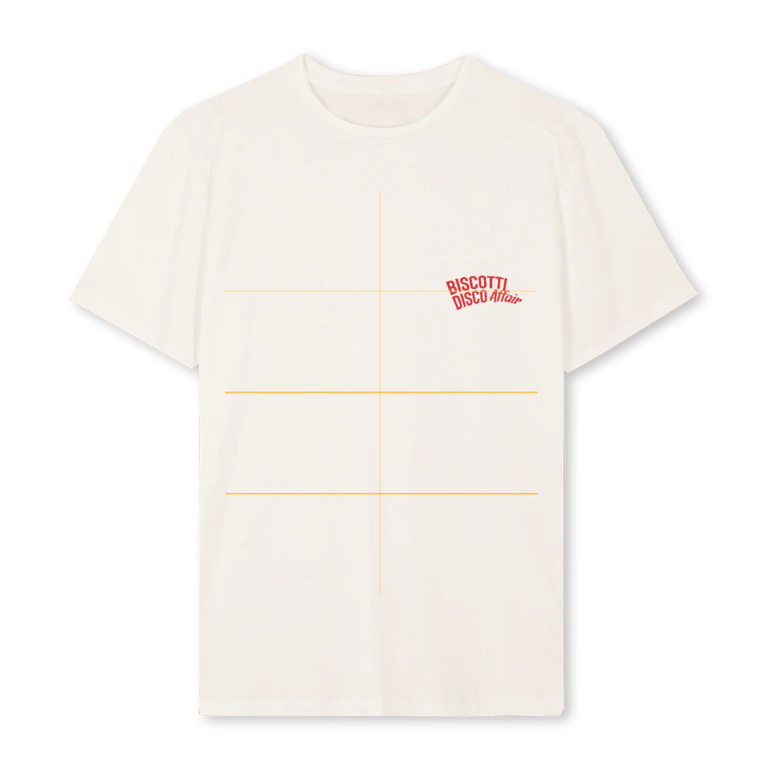 BISCOTTITESTFOUR Vintage White Regular Tee.