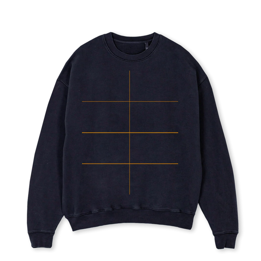 BK VOL DOS Vintage Black Oversized Crewneck Sweater. - Image 2
