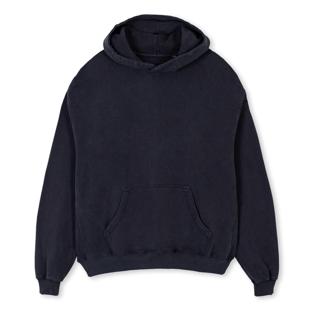 BK VOL UNO Vintage Black Oversized Hoodie. - Image 2