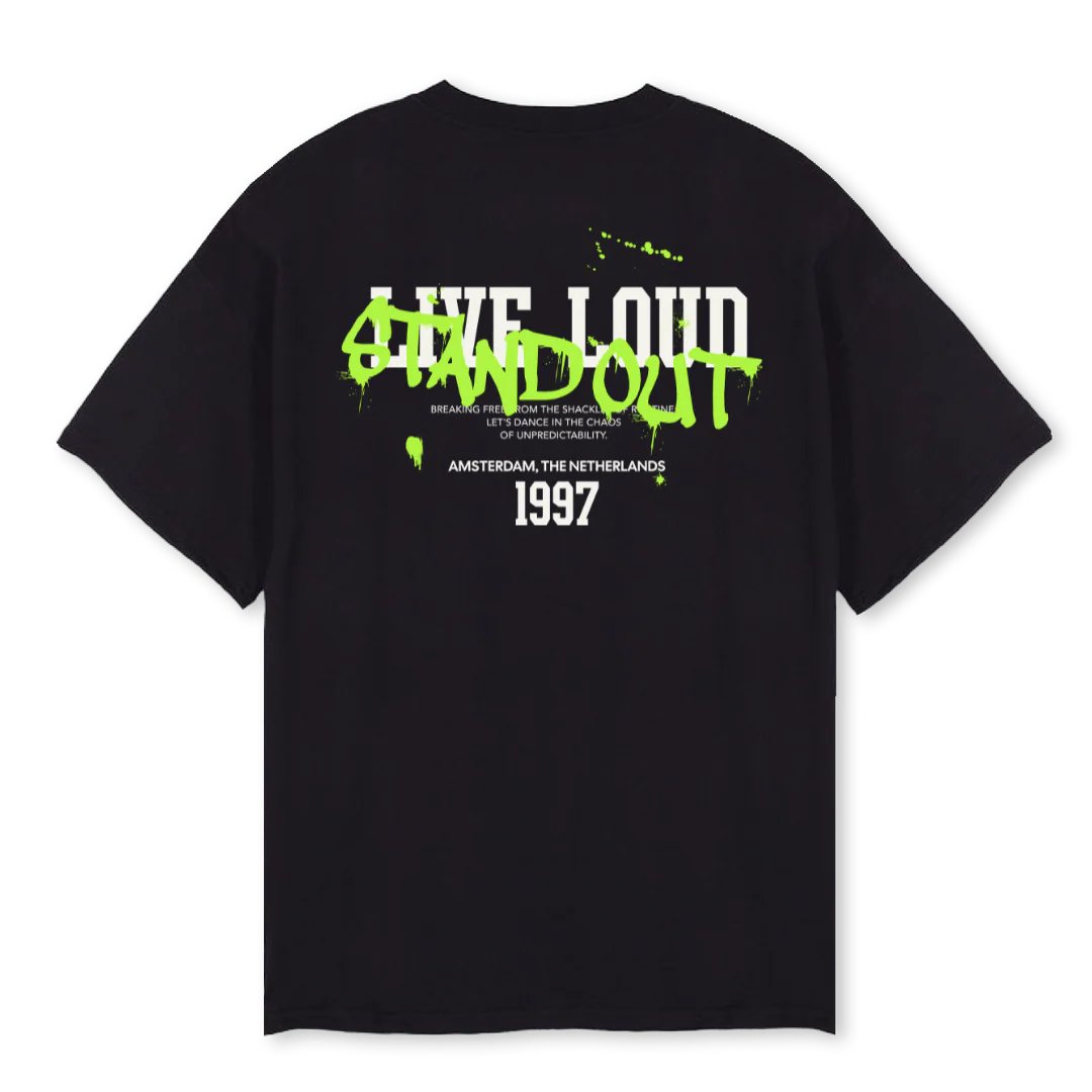 BKOVNIB Black Oversized Tee. - Image 2