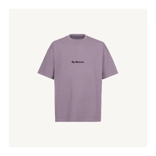 Black BYOP OT Purple Oversized Tee.