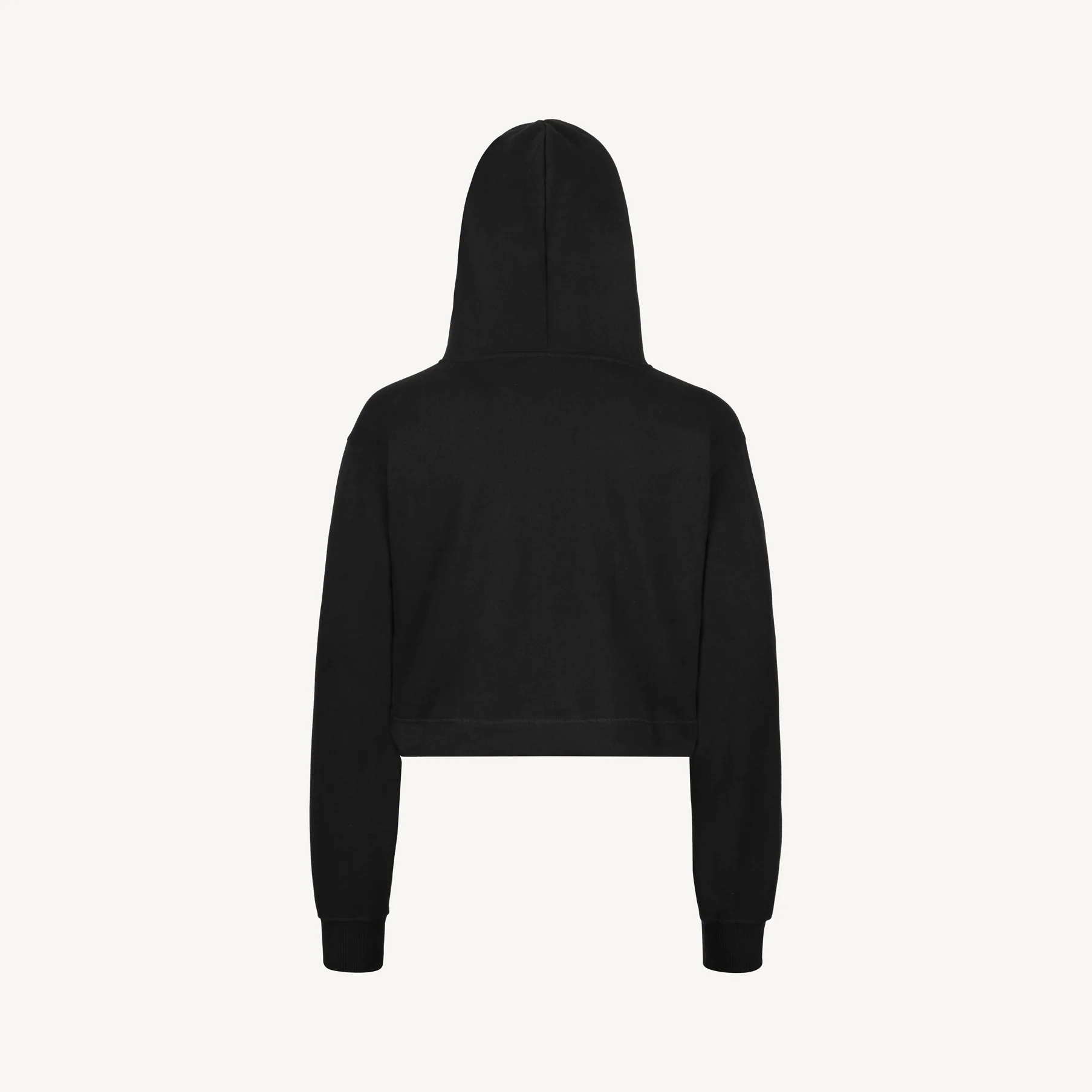 Black Cropped Hoodie. - Image 4