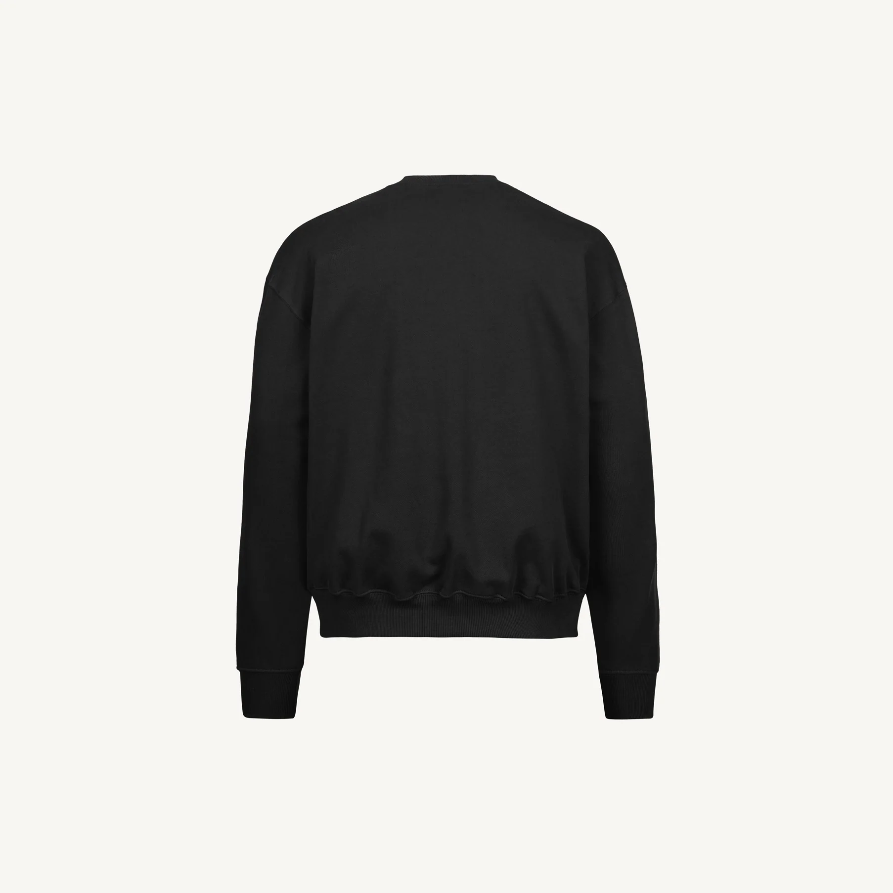 Black Oversized Crewneck Sweater. - Image 4
