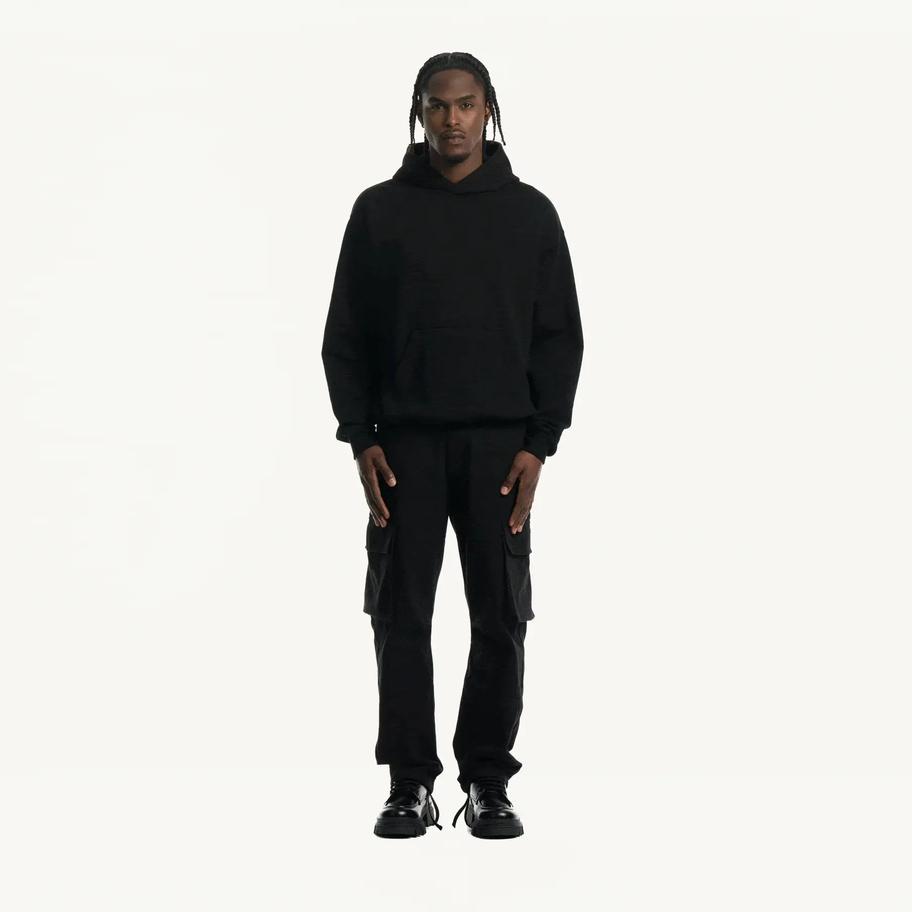 Black Oversized Hoodie. - Image 3