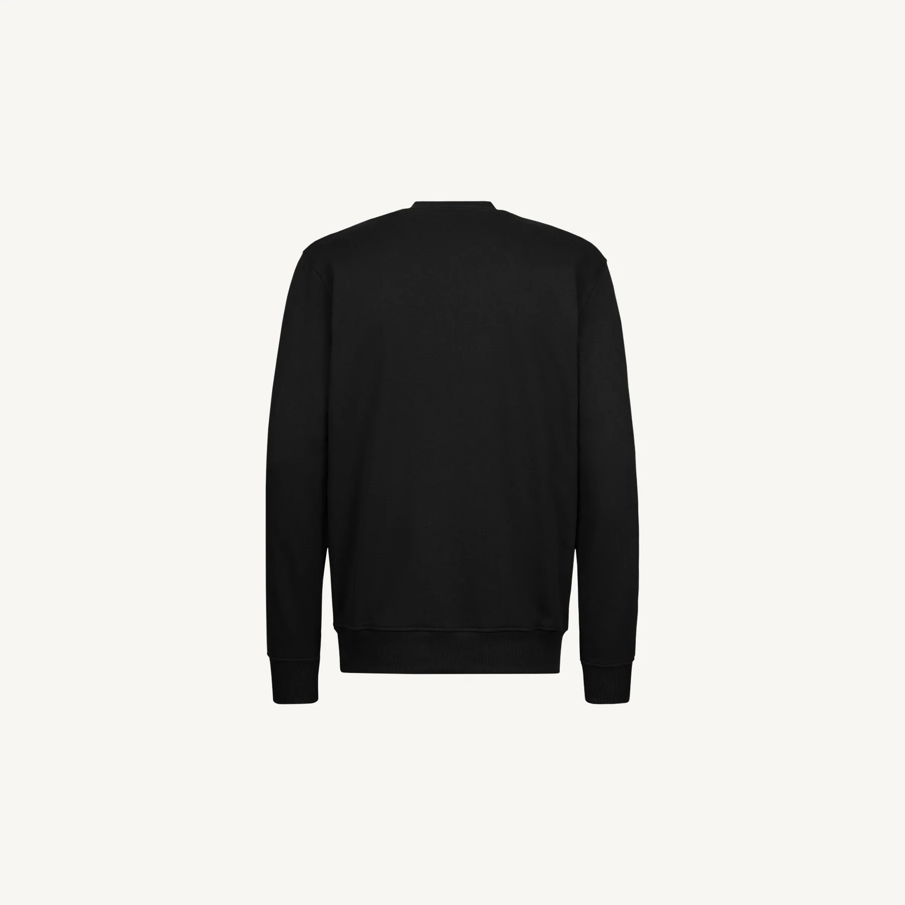 Black Regular Crewneck Sweater. - Image 10