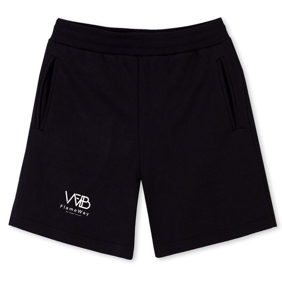 BLACK SHORTS Black Sweatshorts.
