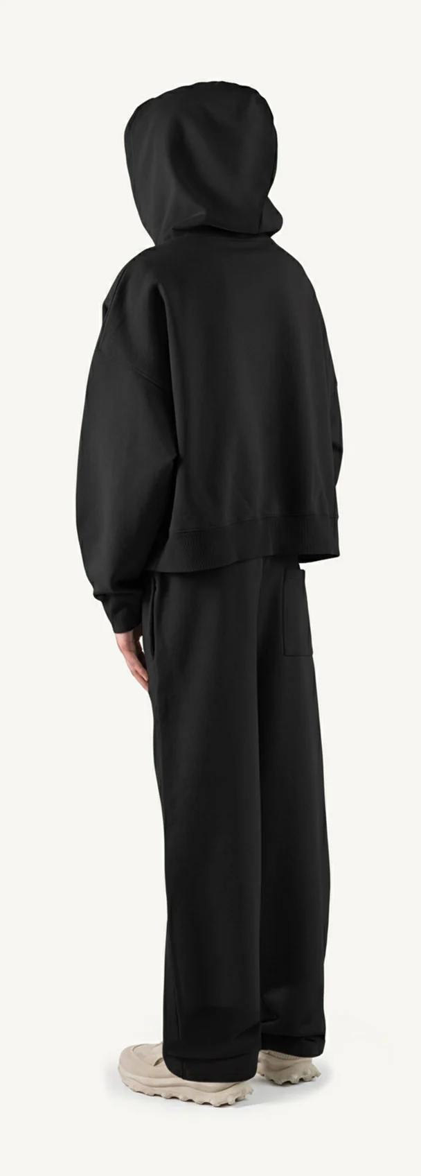 Black Straight-Leg Baggy Sweatpants. - Image 7