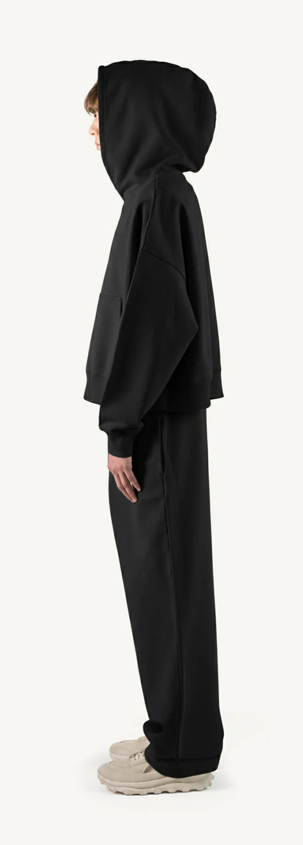 Black Straight-Leg Baggy Sweatpants. - Image 8
