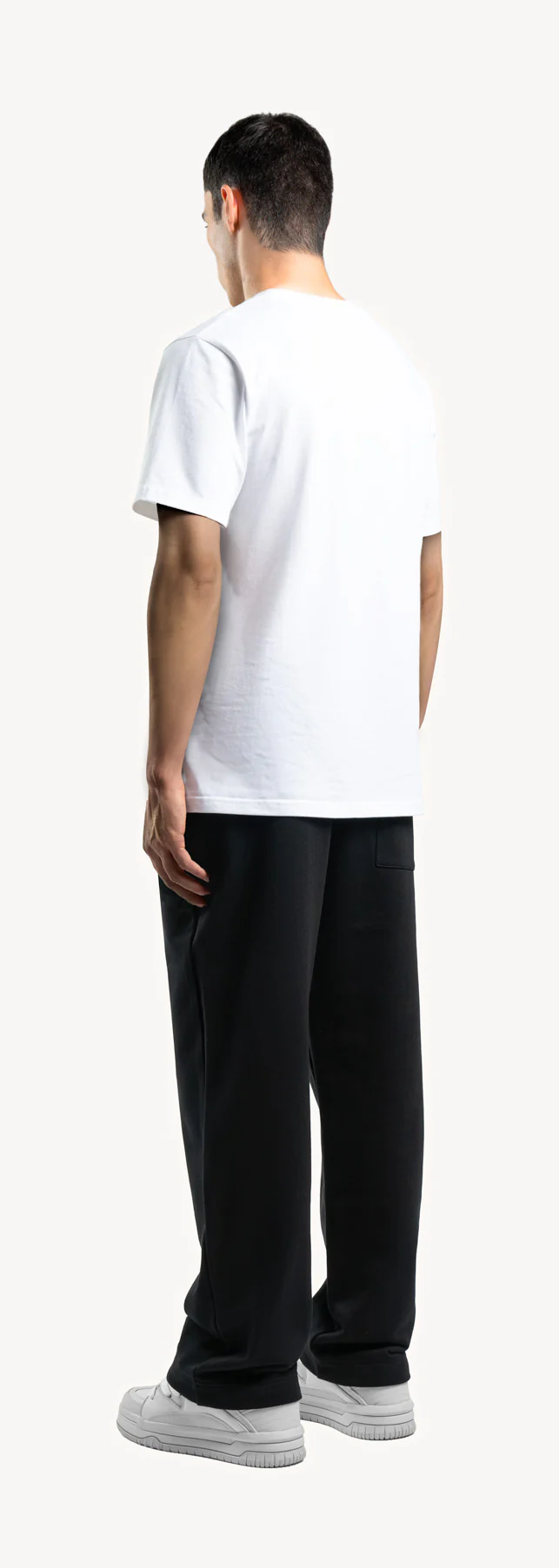 Black Straight-Leg Relaxed Sweatpants. - Image 7