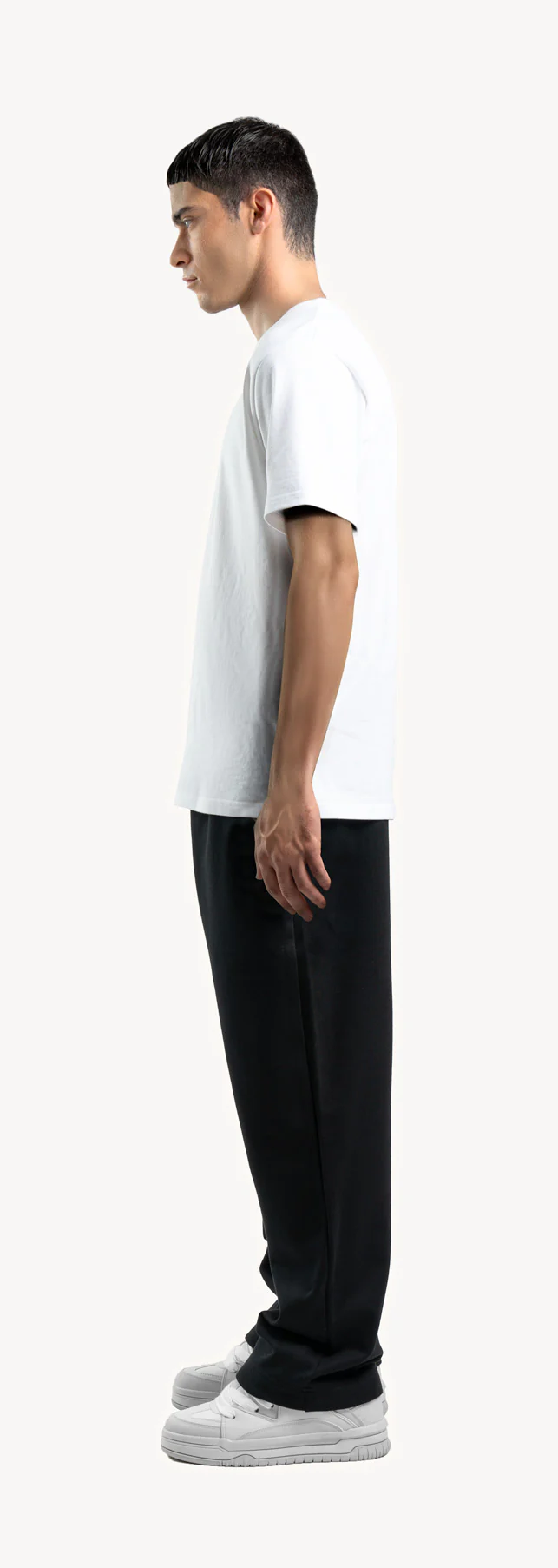 Black Straight-Leg Relaxed Sweatpants. - Image 8