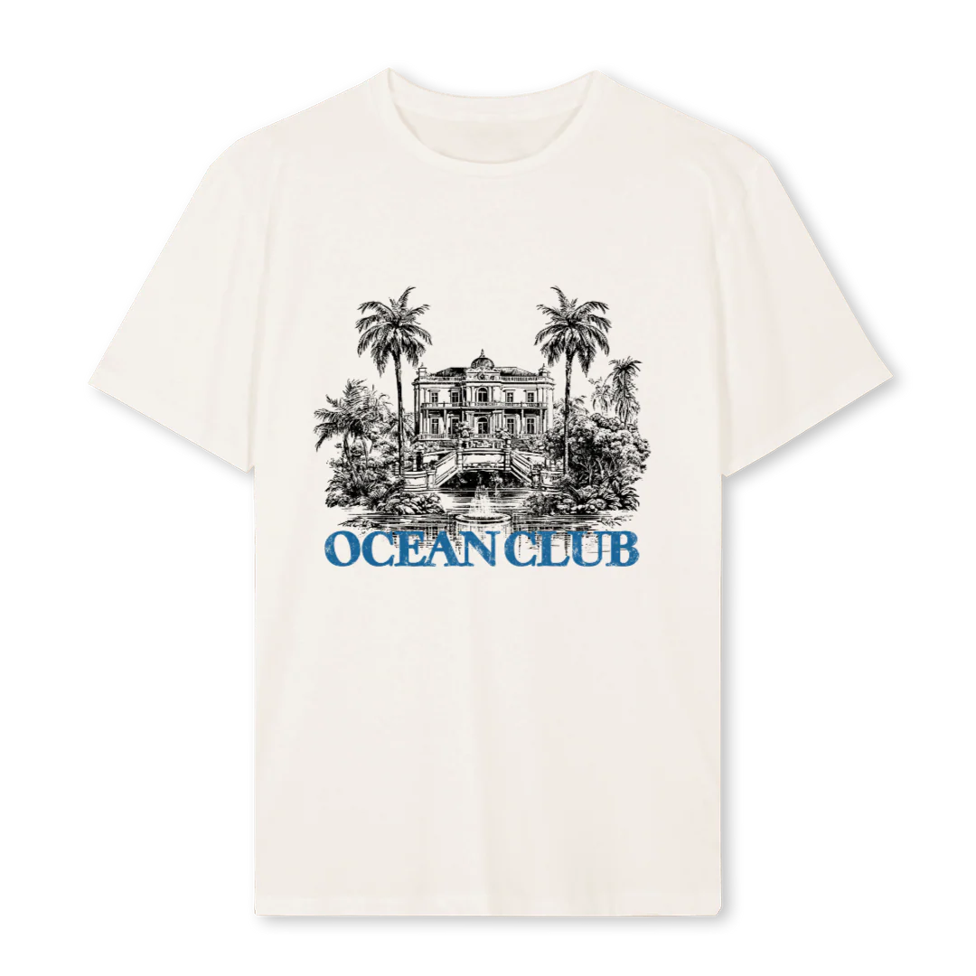 BLACKBLUEONVTGWHITE Vintage White Regular Tee.