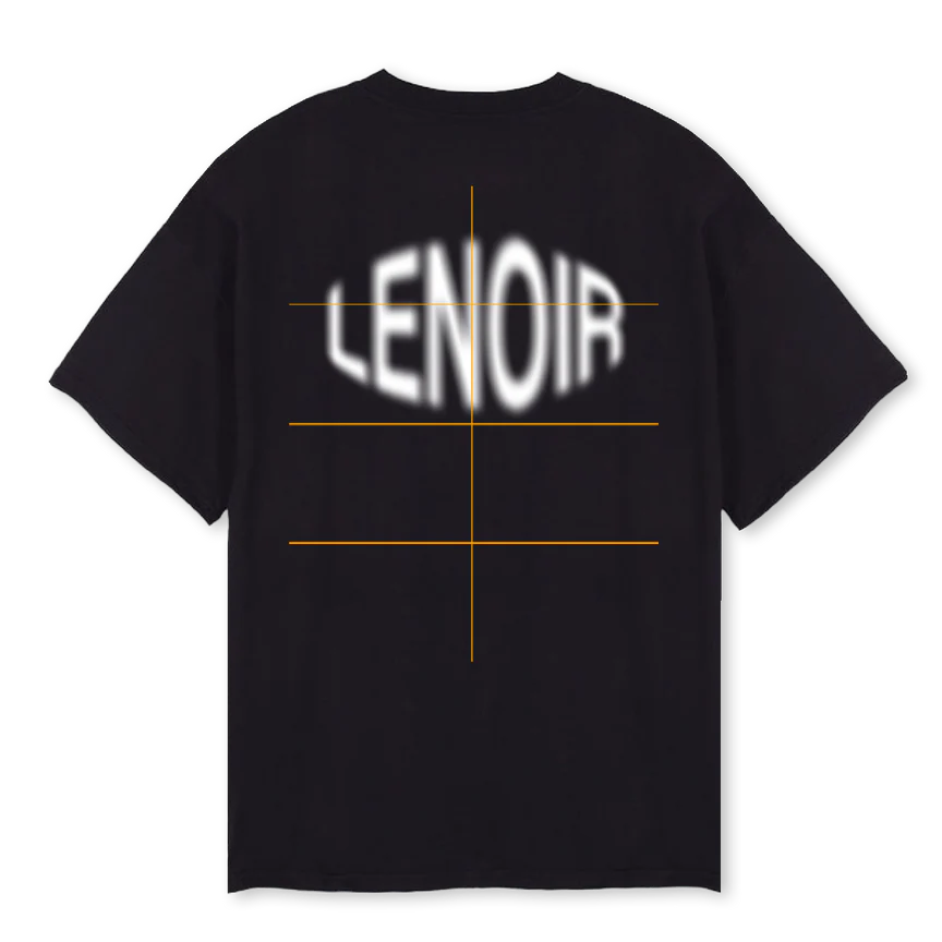 BLACKBLURLENOIR  Black Oversized Tee. - Image 2