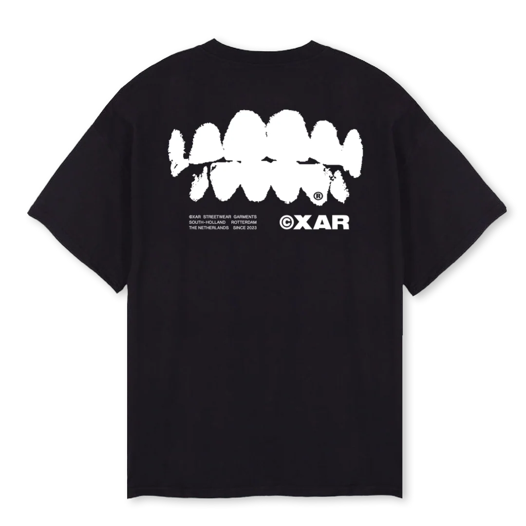 BLACKBOXLOGOXAR Black Oversized Tee. - Image 2