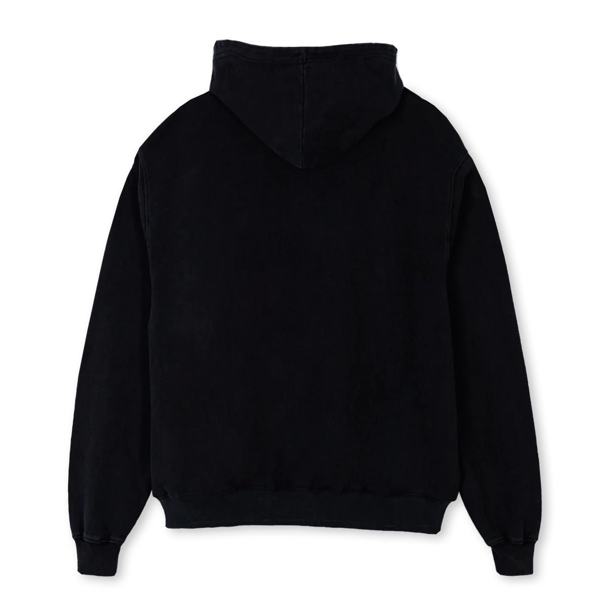 BLACKCURSIVEHOODIE Black Oversized Hoodie. - Image 2