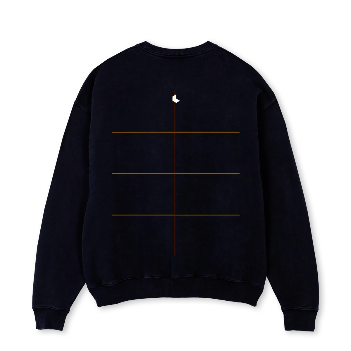 BLACKLUMACREW Black Oversized Crewneck Sweater. - Image 2