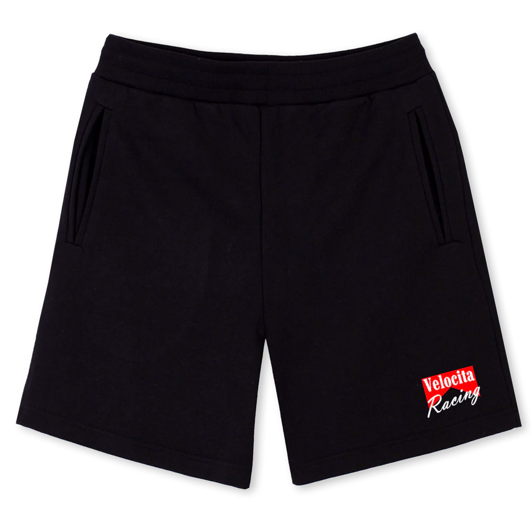 BLACKMARLBOROSHORTS Black Sweatshorts.