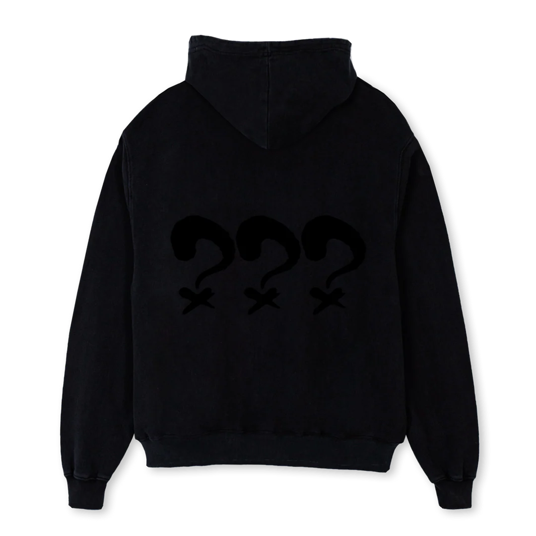 BLACKONBLACK Black Oversized Hoodie. - Image 2