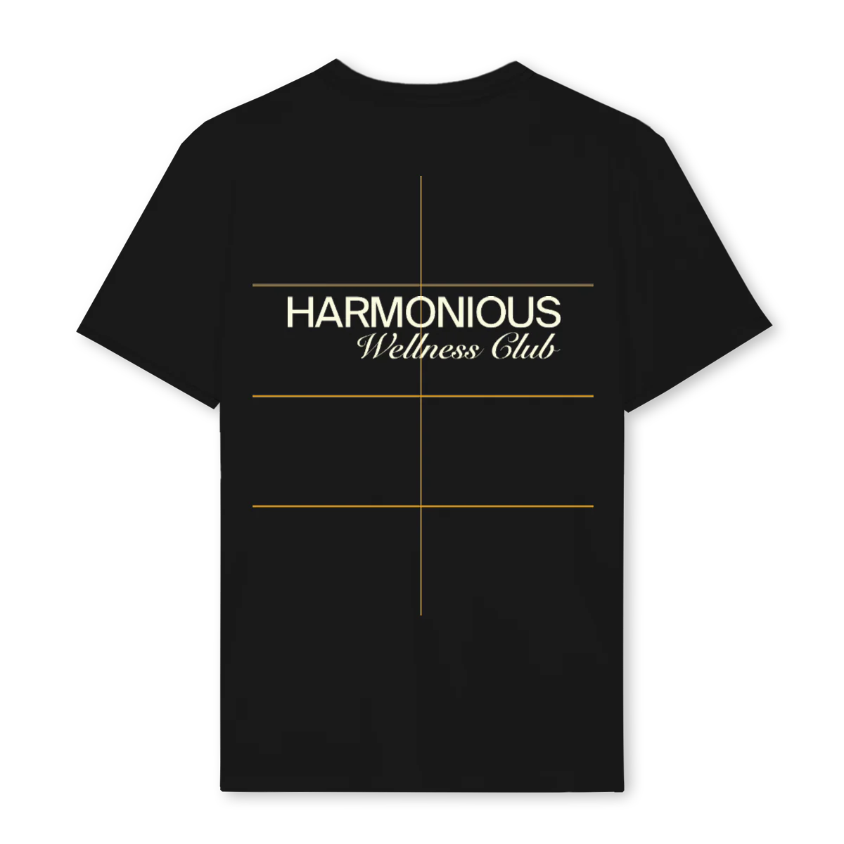 BLACKREGWLNESSCRIPT Black Regular Tee. - Image 2