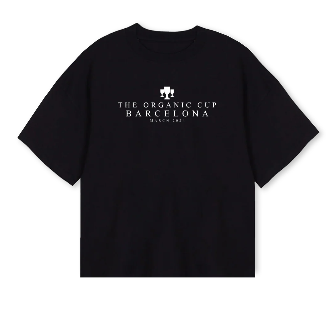 BLACKSPONSOR Black Oversized Boxy Tee.