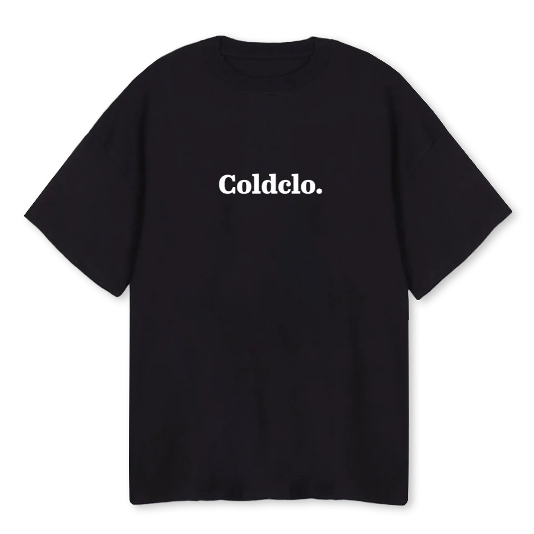 BLACKTEEE Black Oversized Tee.