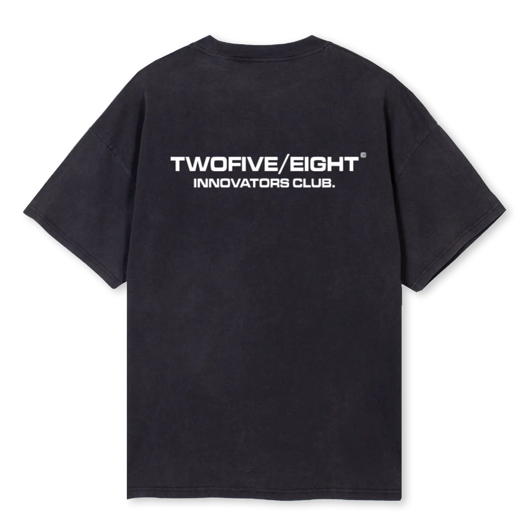 BLACKTEETWOFIVEEIGHT Vintage Black Oversized Tee. - Image 2