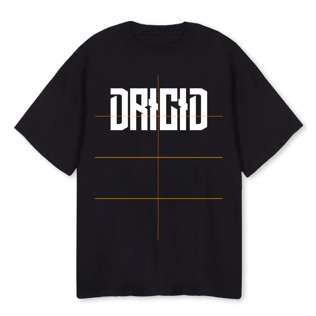 BLACKTSHIRTT Black Oversized Tee.