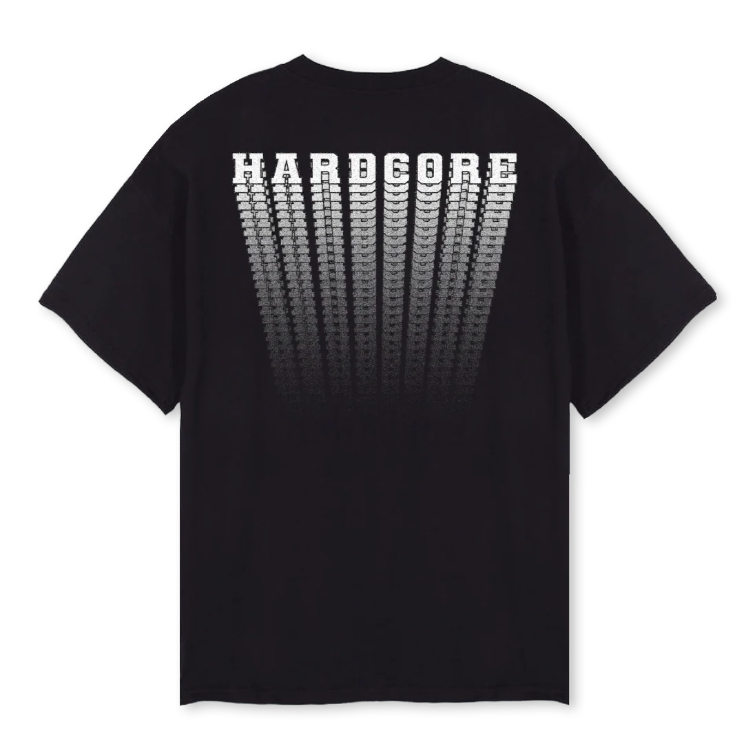 BLACKWCODESHIRTJAN Black Oversized Tee. - Image 2