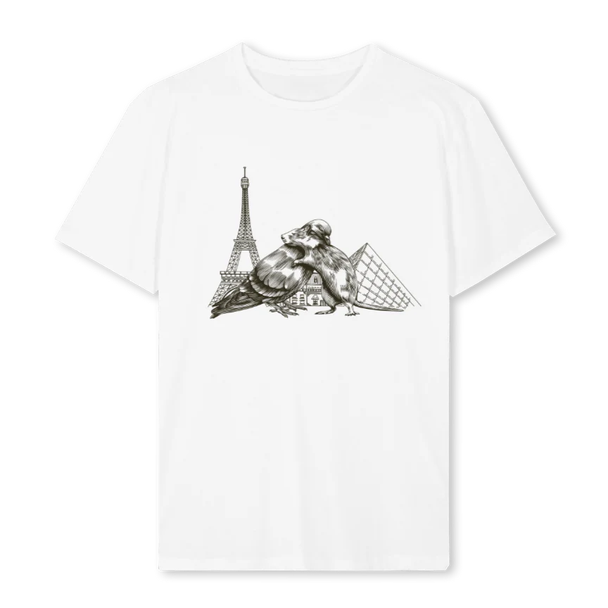 BLANCLOVEPARIS White Regular Tee.