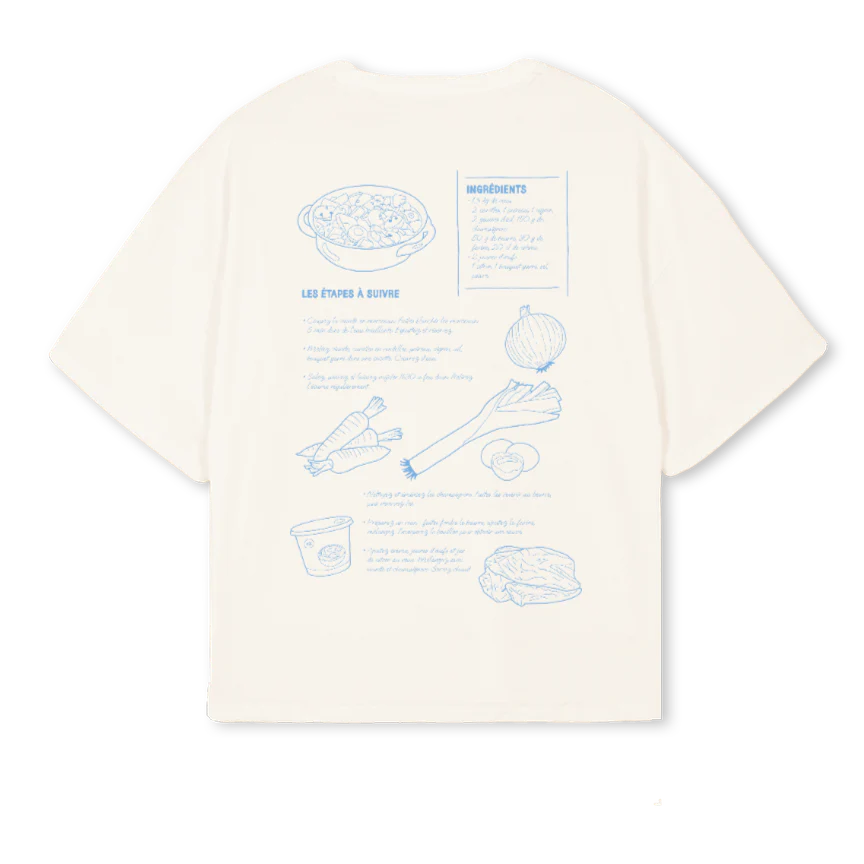BLANQUETTEDEF Vintage White Oversized Boxy Tee. - Image 2