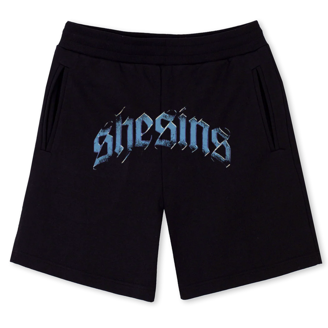 BLK SHOR Black Sweatshorts.