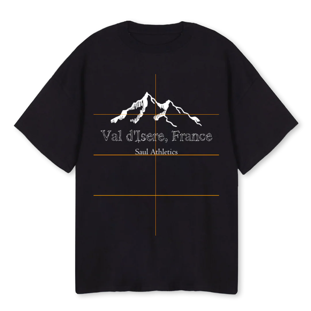 BLK VALD Black Oversized Tee.