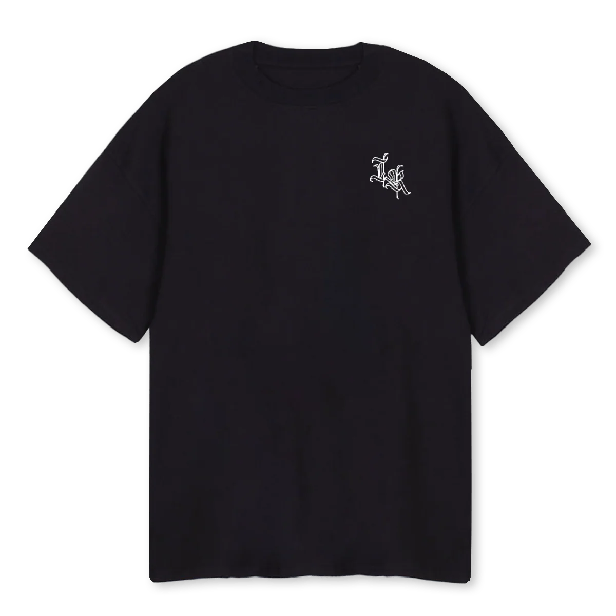 BLK WING AAO Black Oversized Tee.