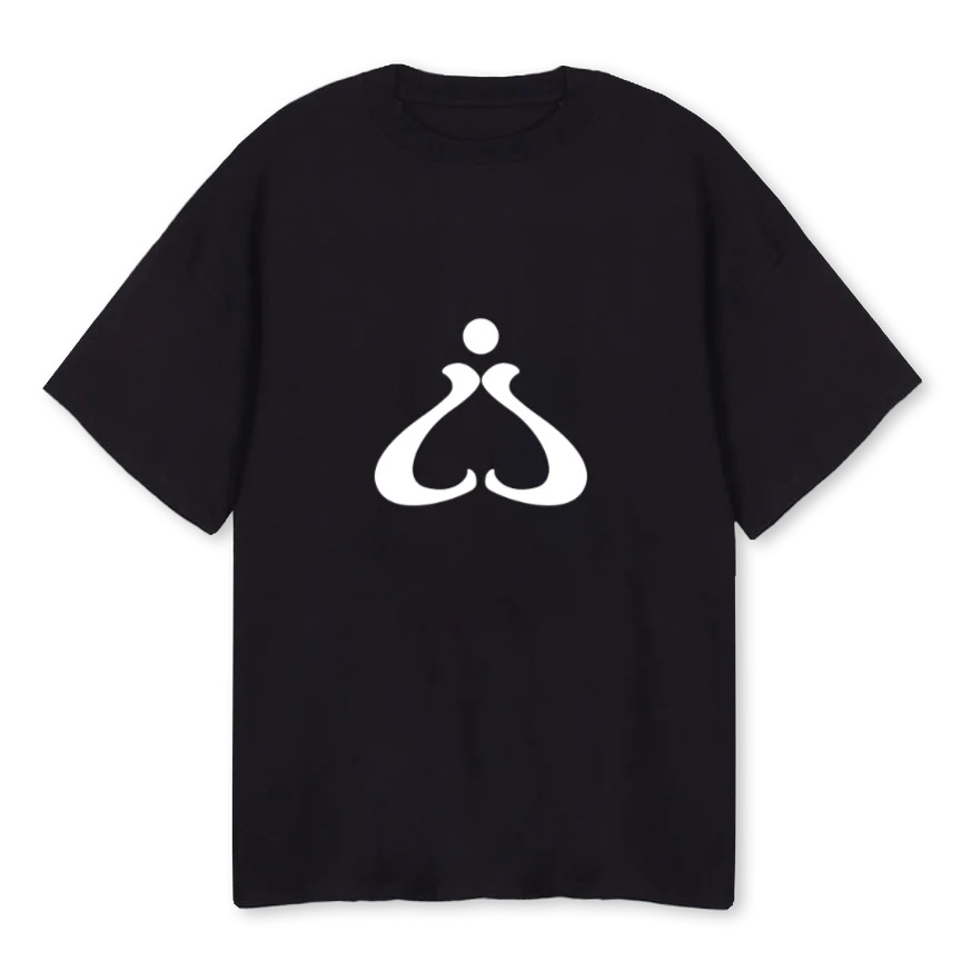 BLKLUTENTEE Black Oversized Tee.