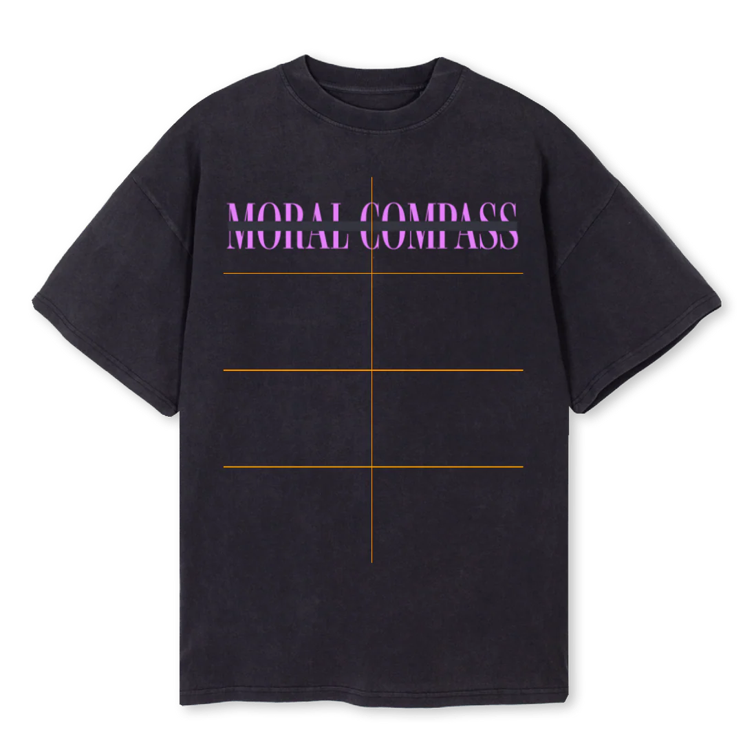 BLKPNKMC Vintage Black Oversized Tee.