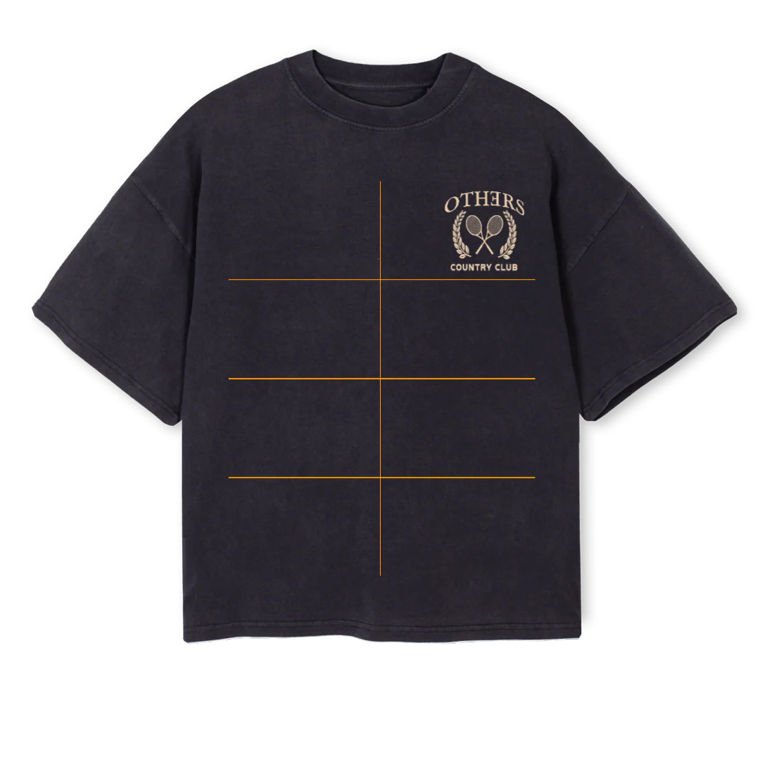 BLKTN Vintage Black Oversized Boxy Tee.
